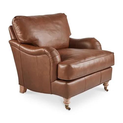 Brooke Leather Club Chair