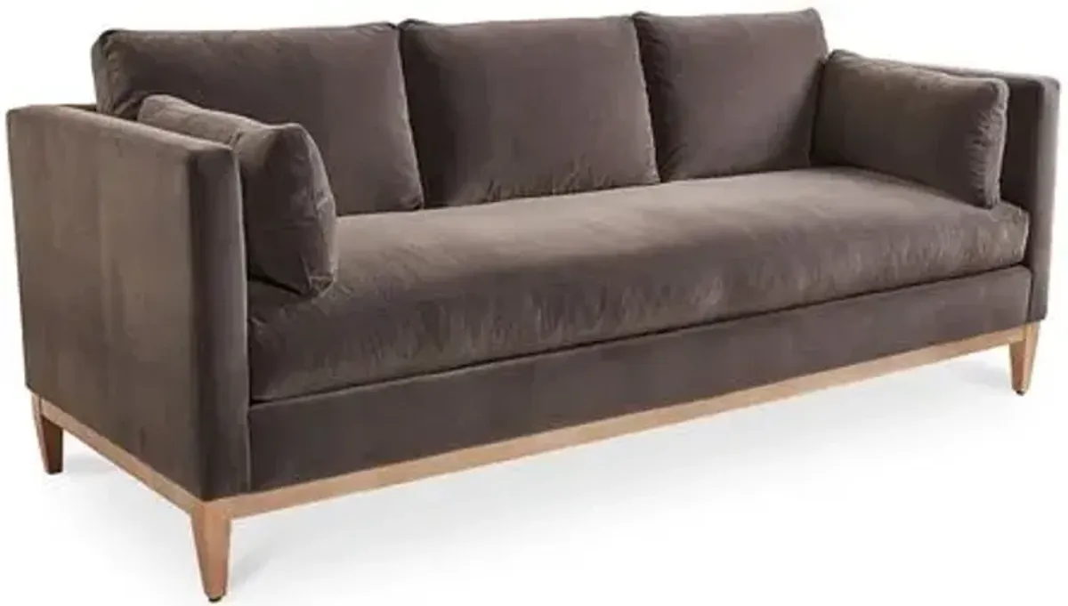 Leo Velvet Sofa - Mink