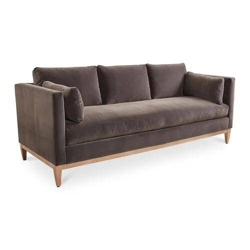 Leo Velvet Sofa - Mink