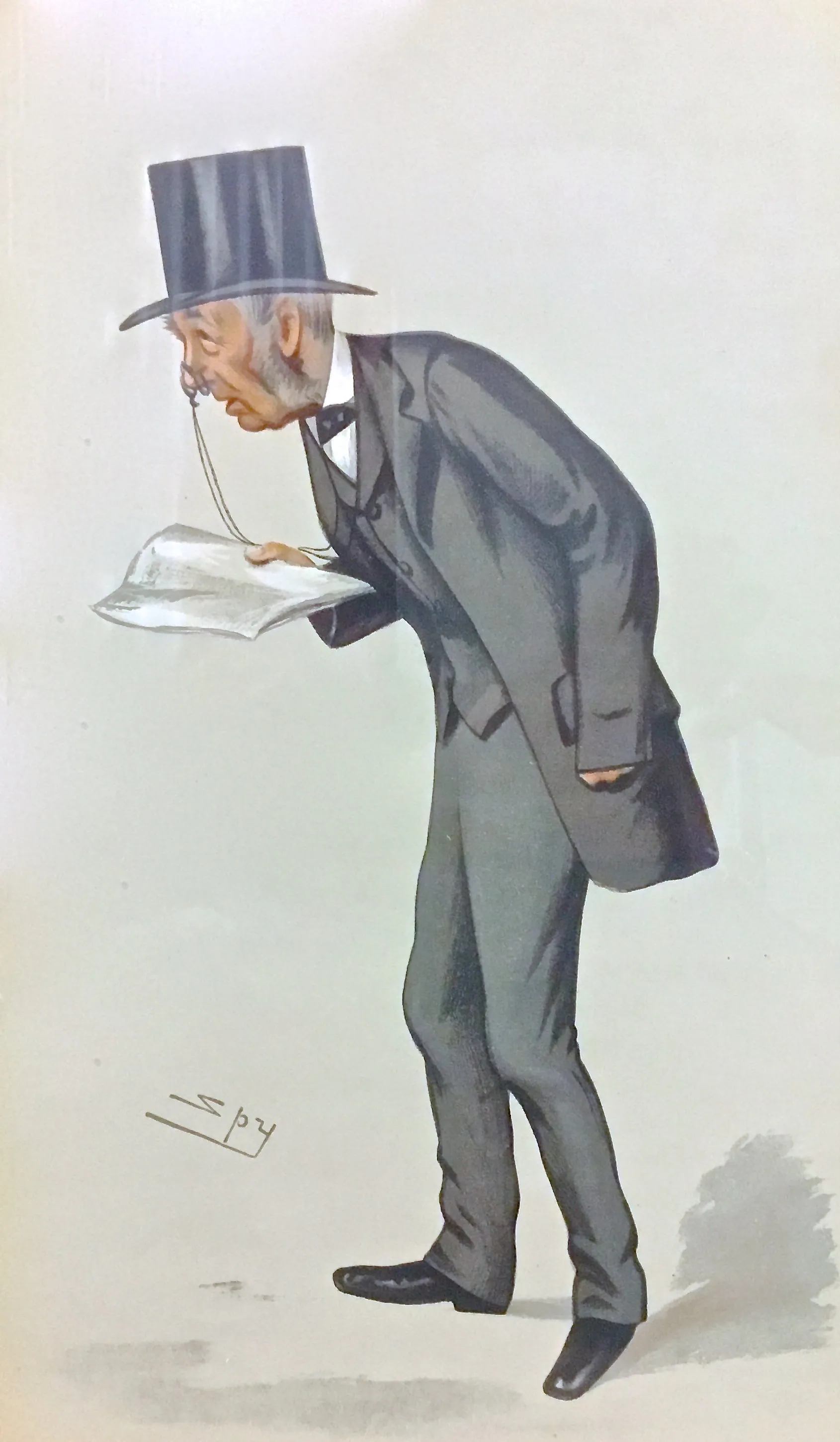 Vanity Fair "A Wet Quaker" Fashion Plate - Vermilion Designs - Brown