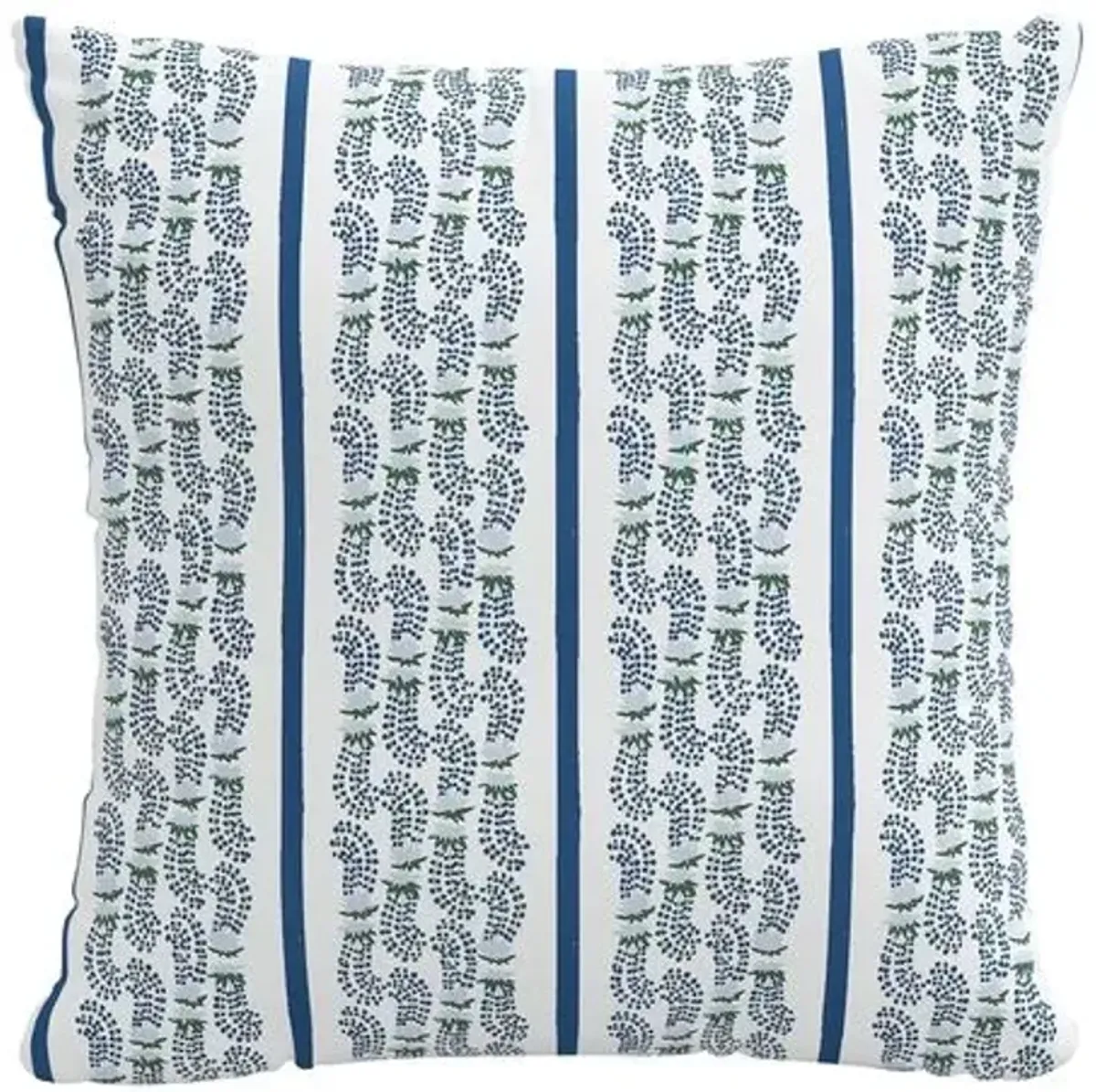 Agave Stripe 20x20 Pillow - Indigo