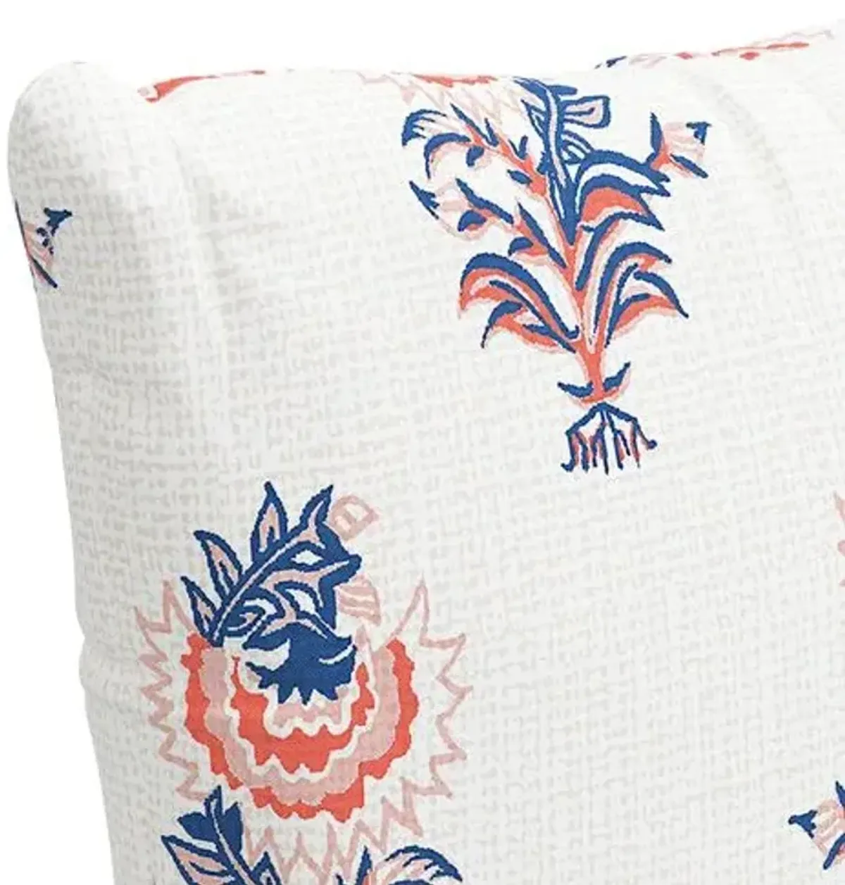 Desert Flower 20x20 Pillow - Lapis/Coral