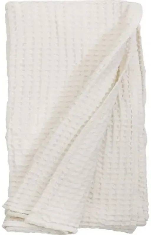 Zuma Blanket - Cream - Pom Pom at Home - Ivory