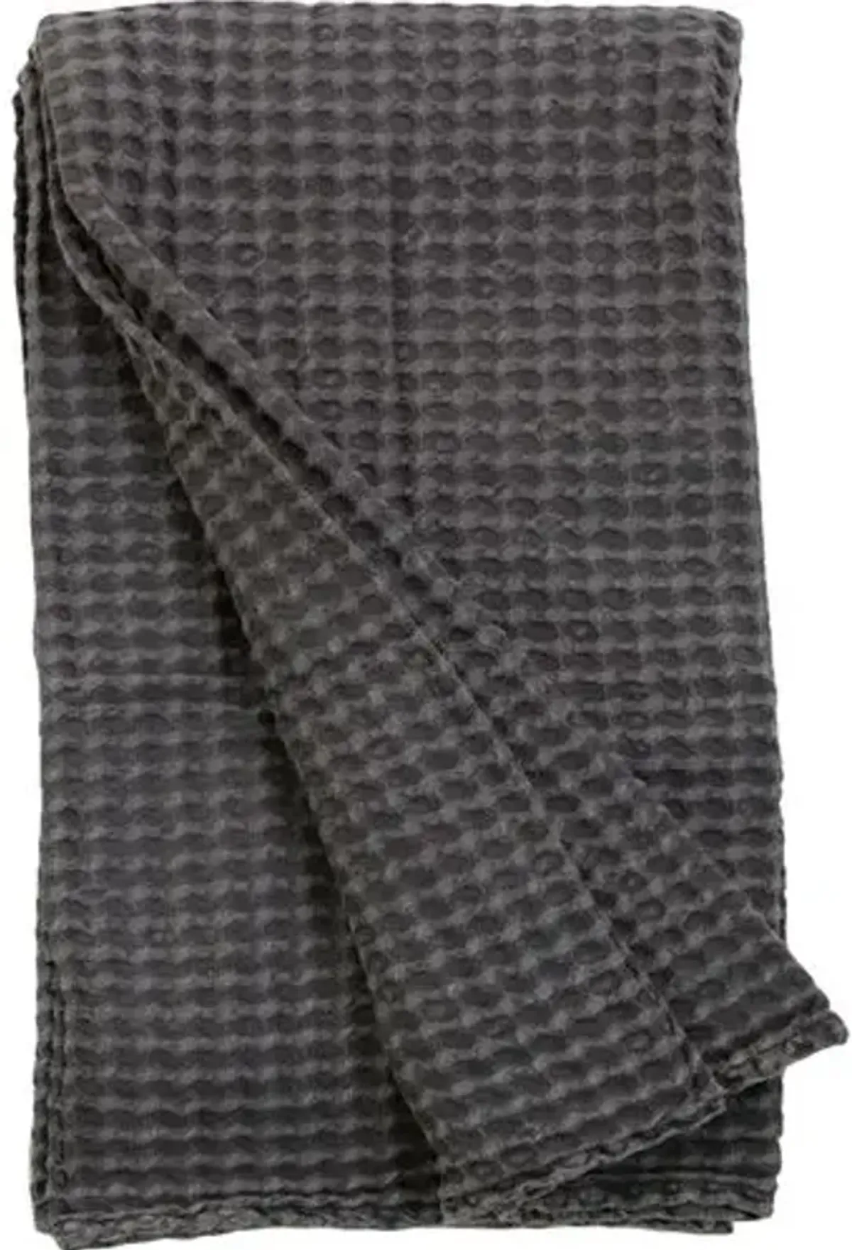 Zuma Blanket - Charcoal - Pom Pom at Home - Black