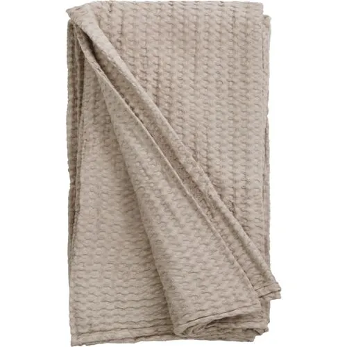 Zuma Blanket - Natural - Pom Pom at Home - Beige