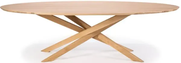Mikado Oval Dining Table, Oak