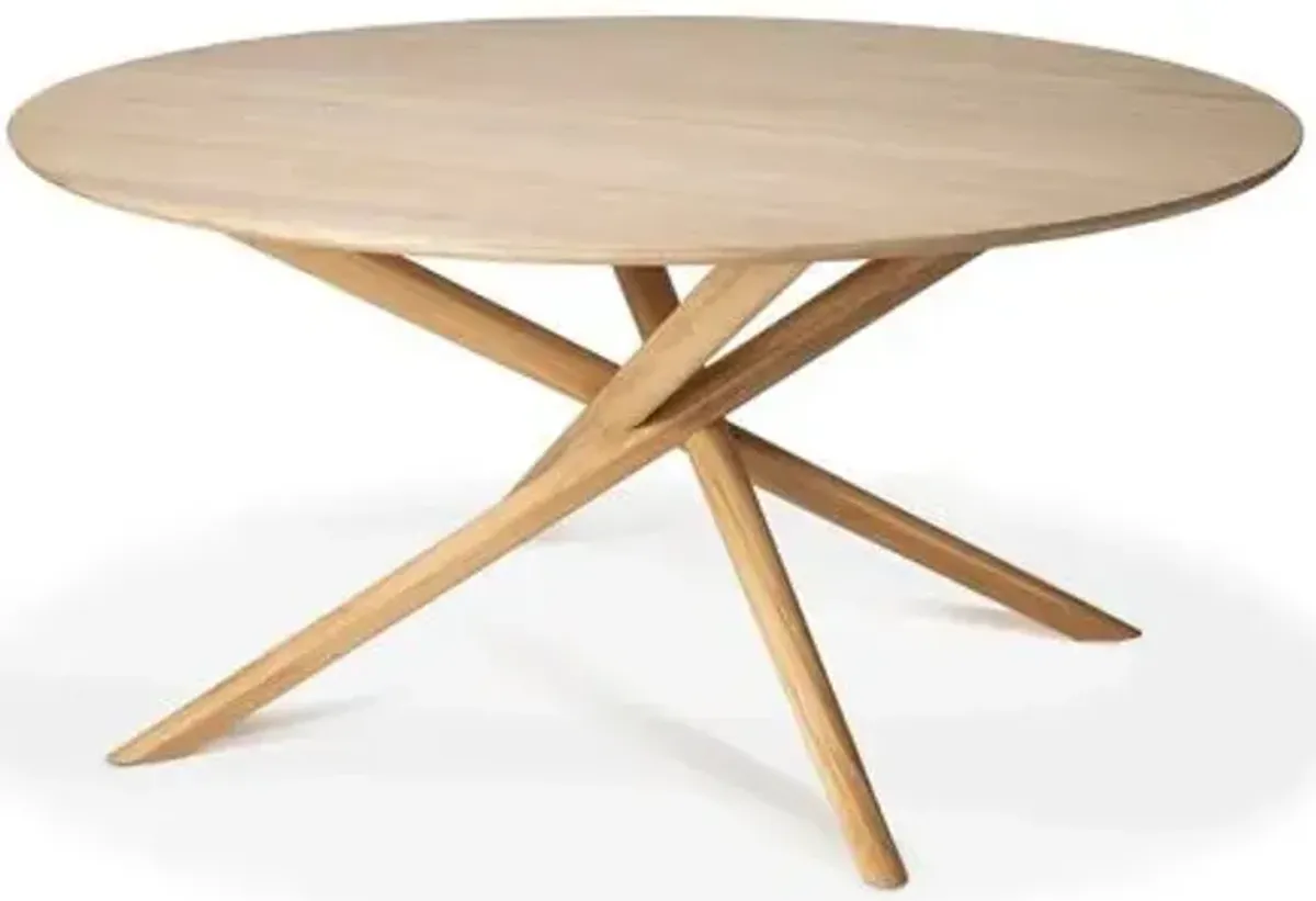 Mikado Oak Dining Table - Natural - Ethnicraft