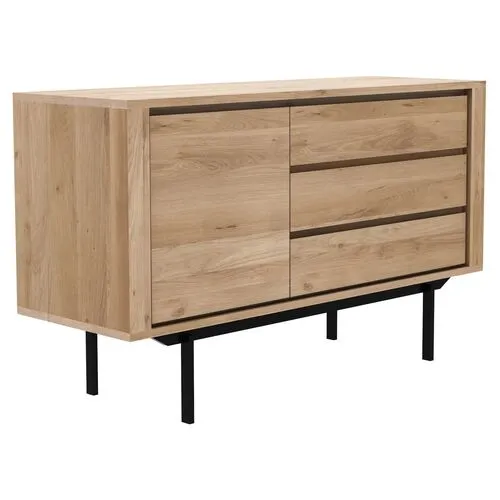 Shadow 1-Door Sideboard - Oak - Ethnicraft - Brown