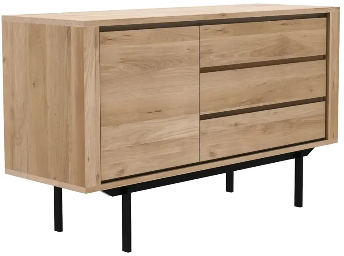 Shadow 1-Door Sideboard, Oak
