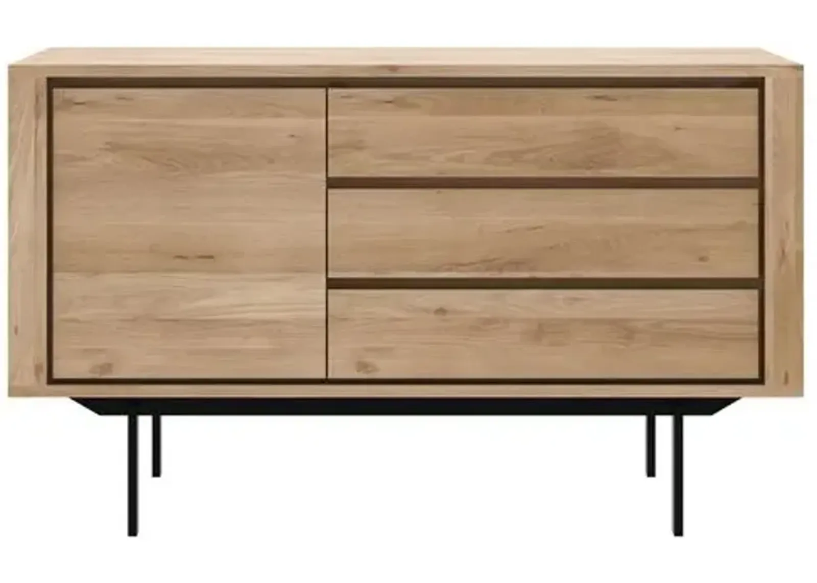 Shadow 1-Door Sideboard - Oak - Ethnicraft - Brown