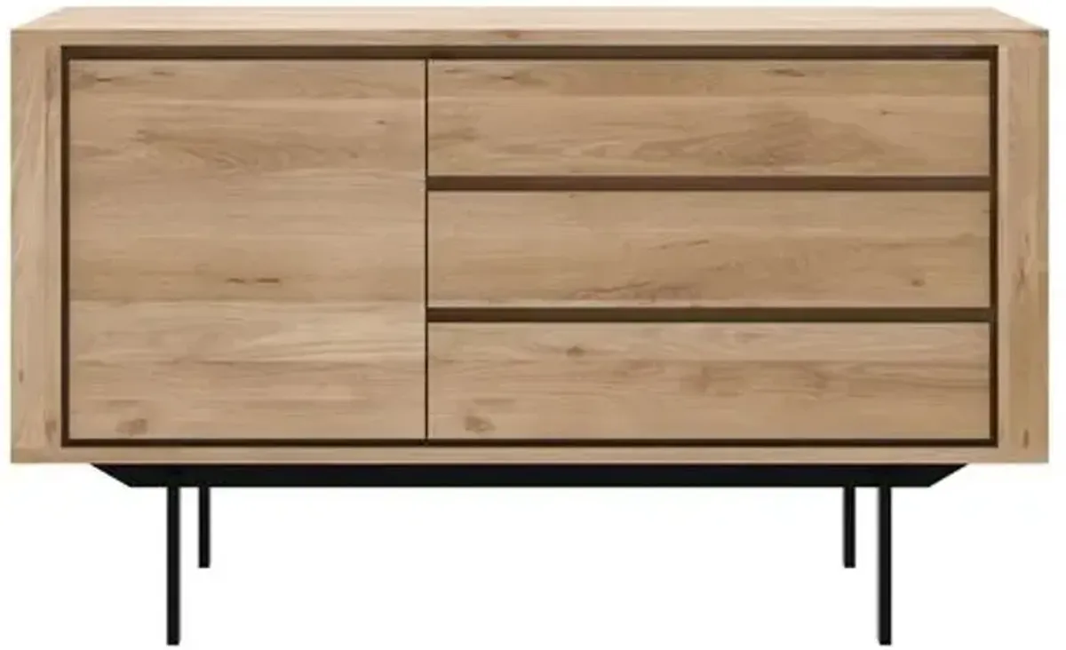 Shadow 1-Door Sideboard - Oak - Ethnicraft - Brown