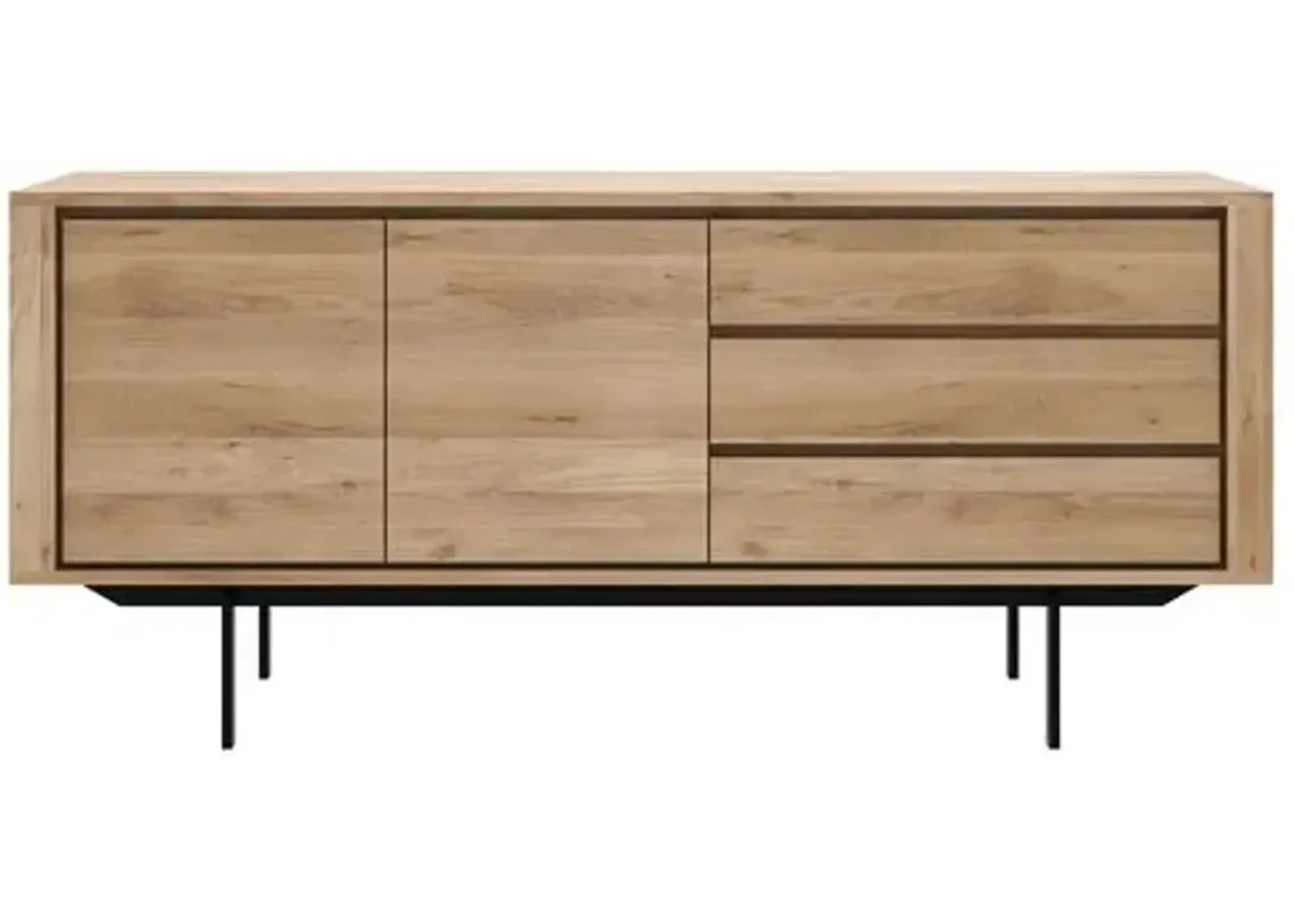 Shadow 2-Door Sideboard - Oak - Ethnicraft - Brown