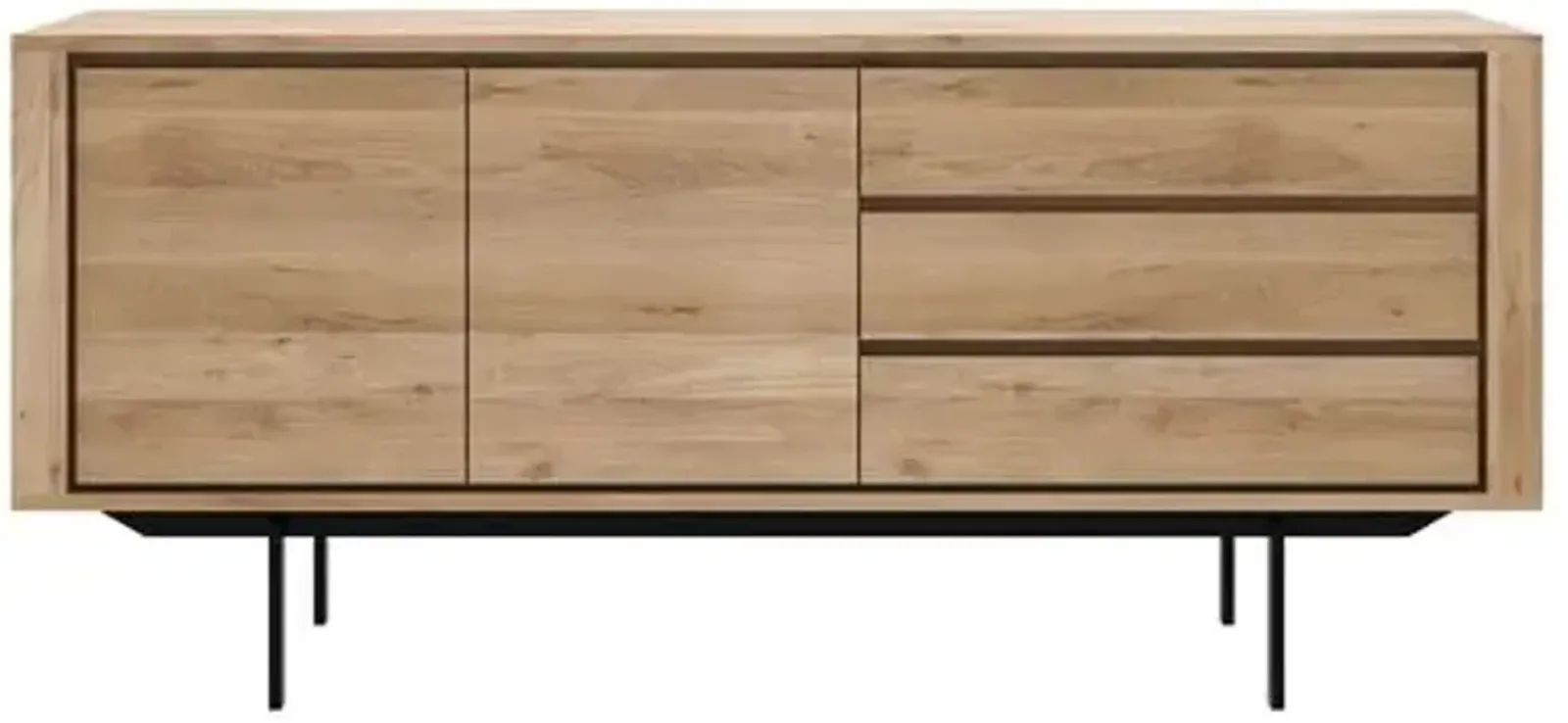 Shadow 2-Door Sideboard - Oak - Ethnicraft - Brown