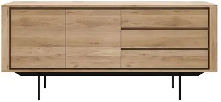 Shadow 2-Door Sideboard - Oak - Ethnicraft - Brown