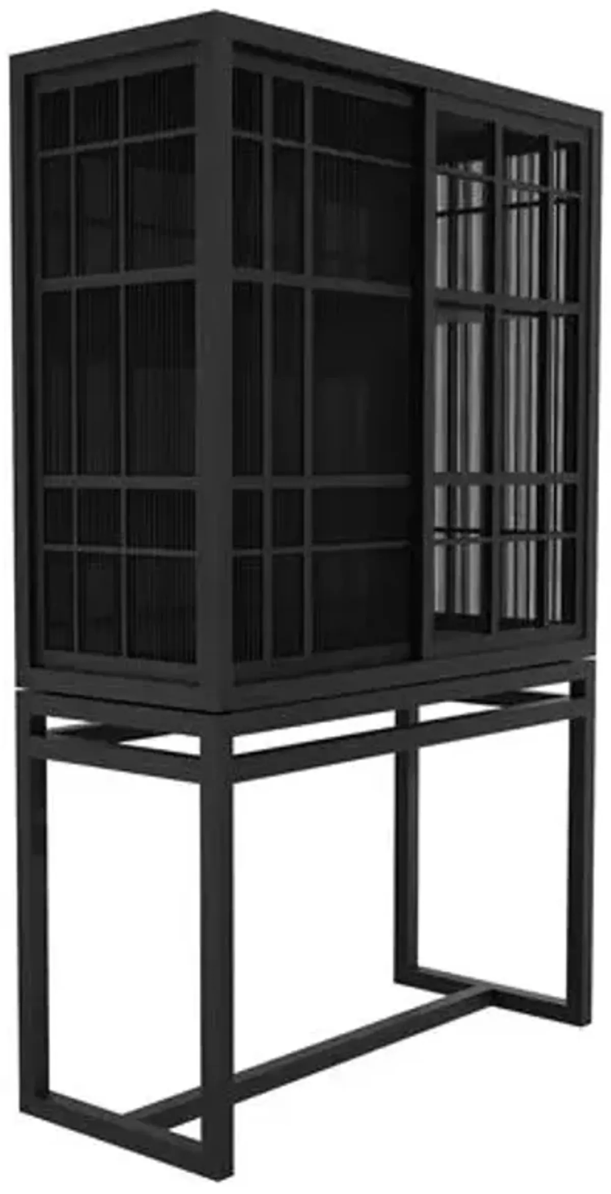 Burung 2-Door Cabinet - Black - Ethnicraft