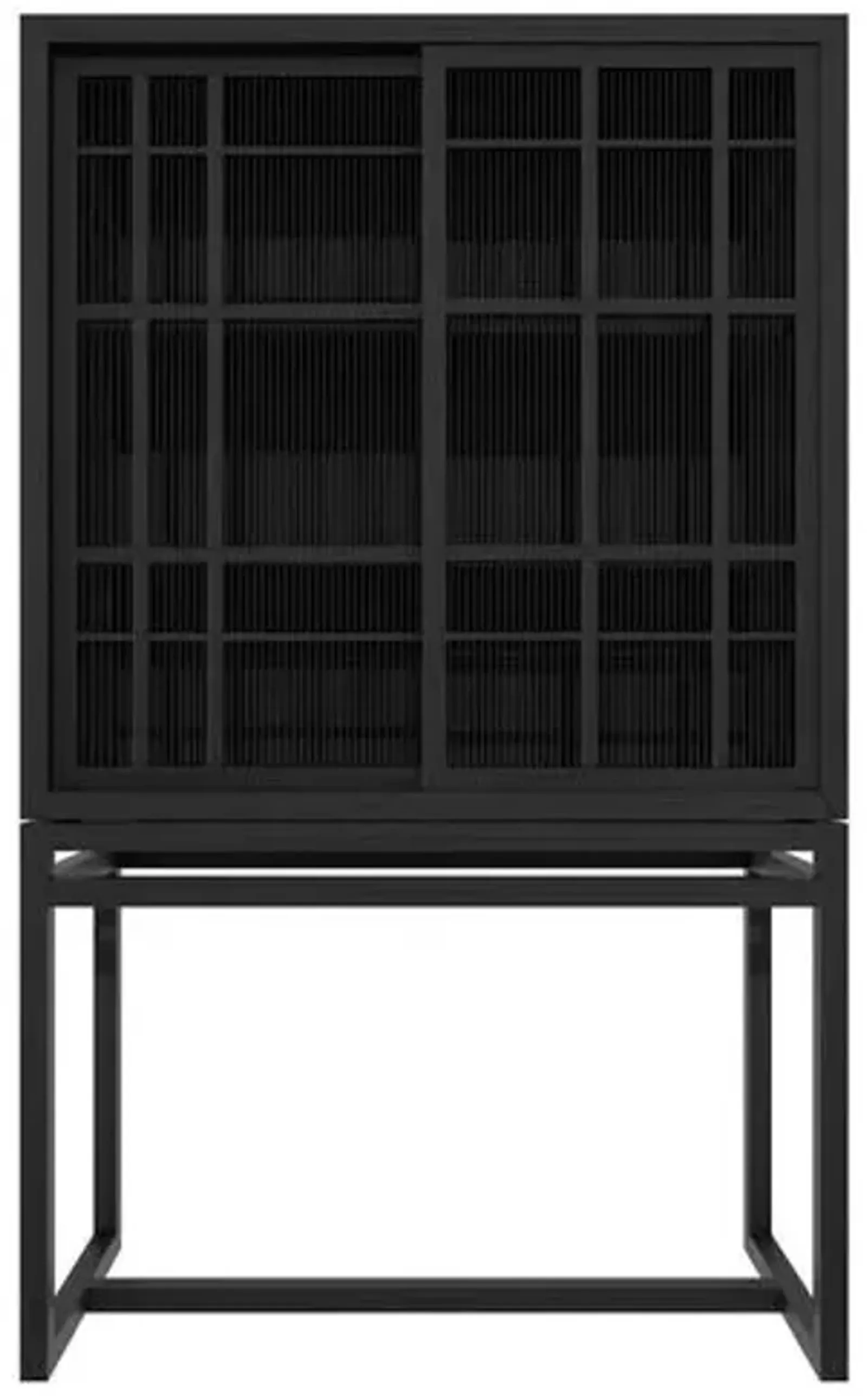 Burung 2-Door Cabinet - Black - Ethnicraft