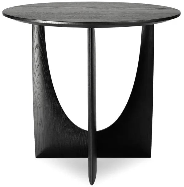 Geometric Side Table, Black