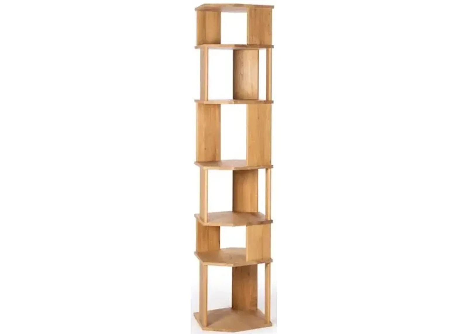 Stairs Column Bookcase - Oak - Ethnicraft - Brown