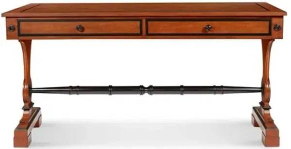 Courtney Desk - Mahogany/Ebony - Bunny Williams Home - Brown