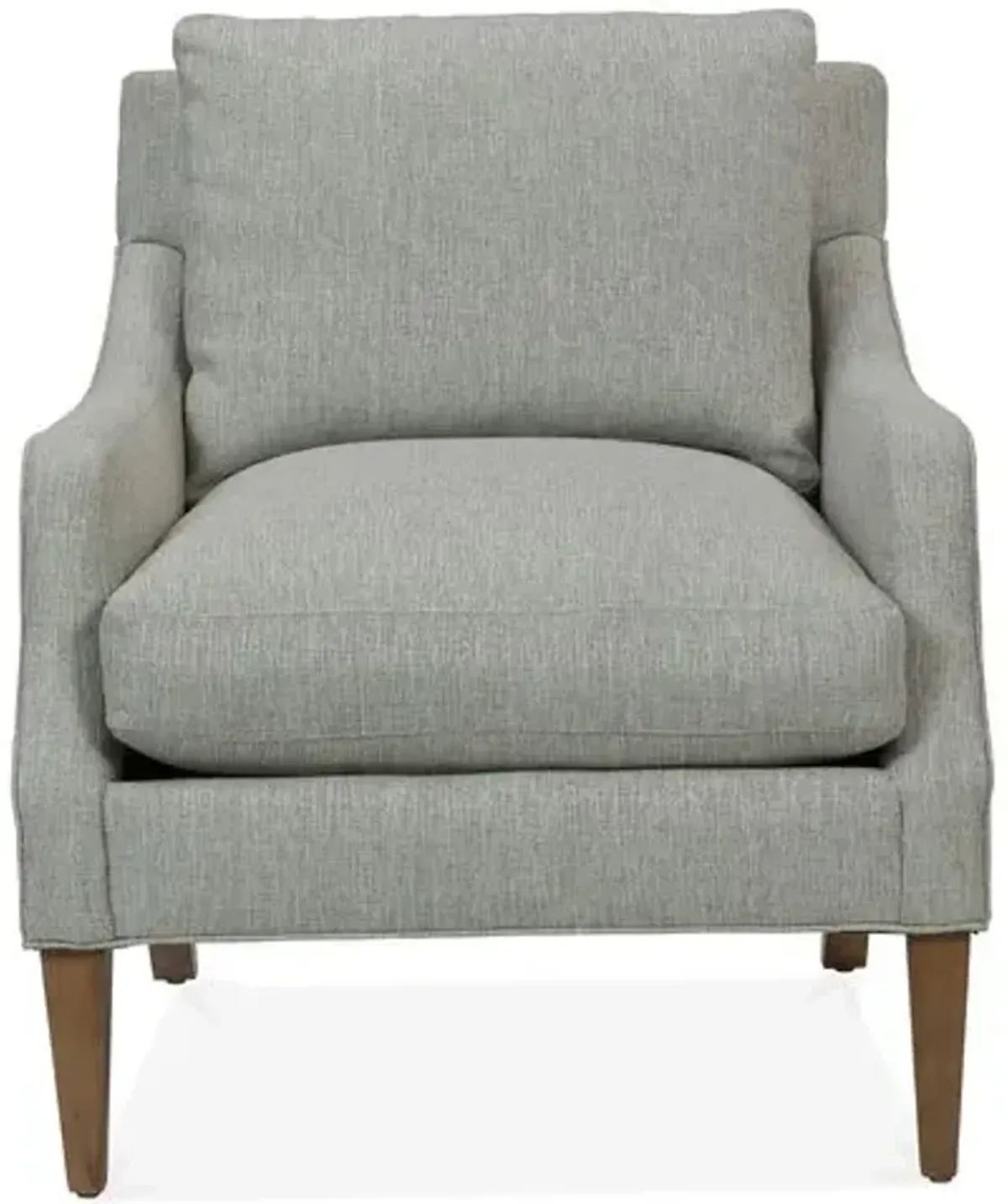 Giles Accent Chair - Handcrafted - Gray, Comfortable, Durable