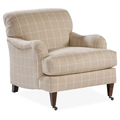 Hayes Club Chair - Hancrafted in the USA