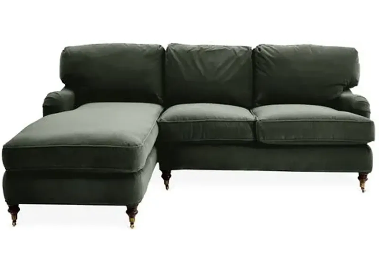 Brooke LF Sectional - Green