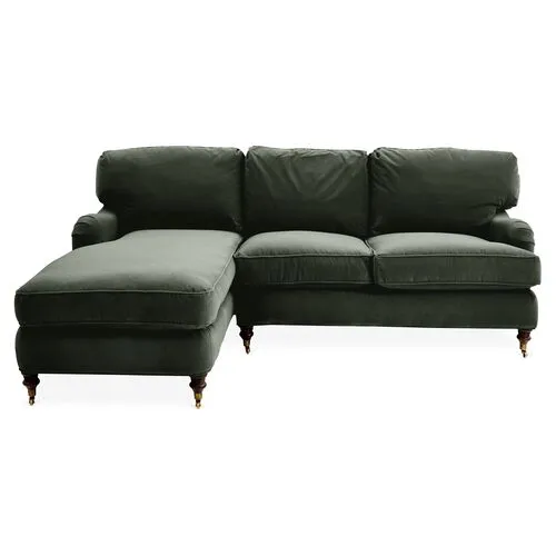 Brooke LF Sectional - Green