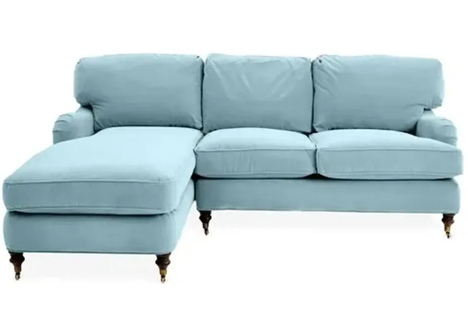 Brooke LF Sectional - Blue