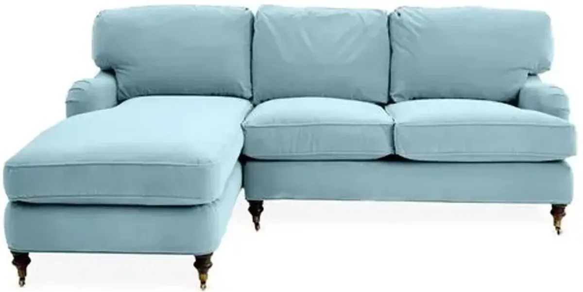 Brooke LF Sectional - Blue