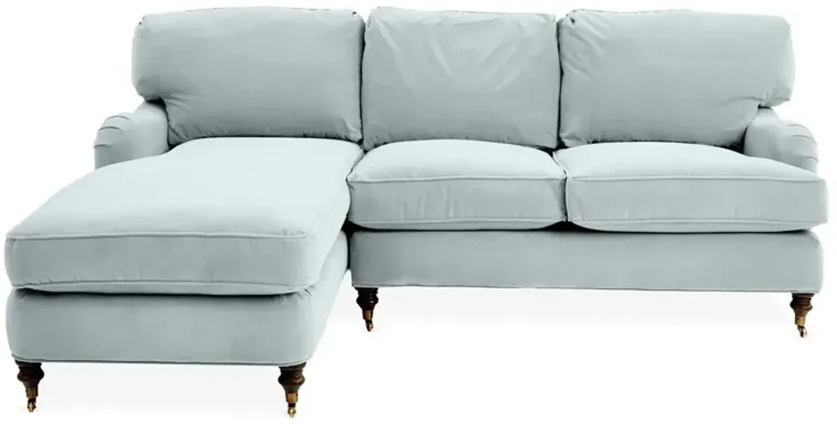 Brooke Left-Facing Sectional Chaise - Green - Comfortable, Sturdy, Stylish