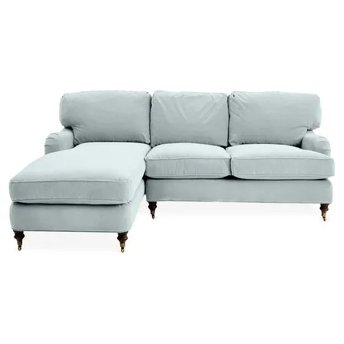 Brooke LF Sectional - Green