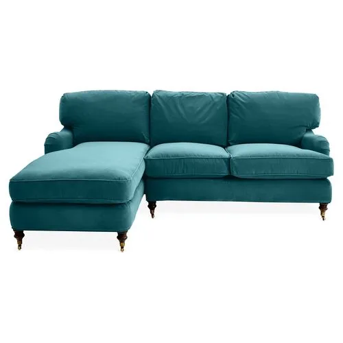 Brooke LF Sectional - Blue