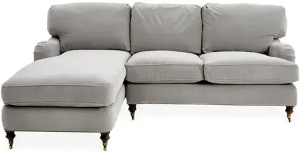 Brooke Left-Facing Sectional Chaise - Gray - Comfortable, Sturdy, Stylish
