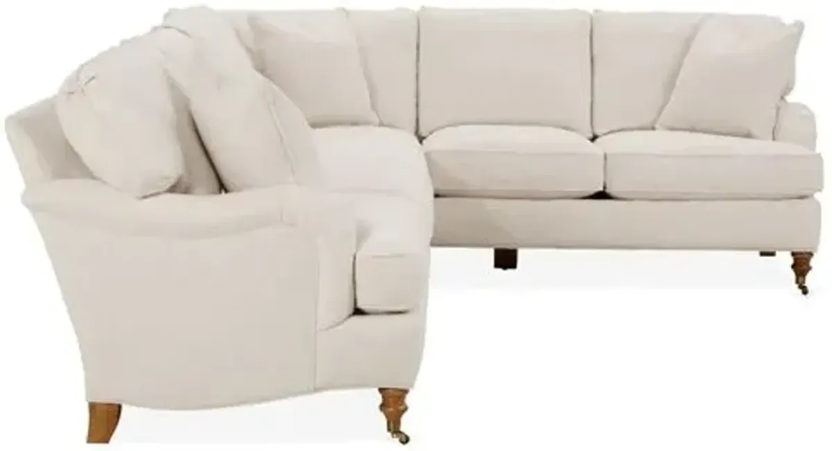 Brooke 6-Pc LF Sectional - Ivory