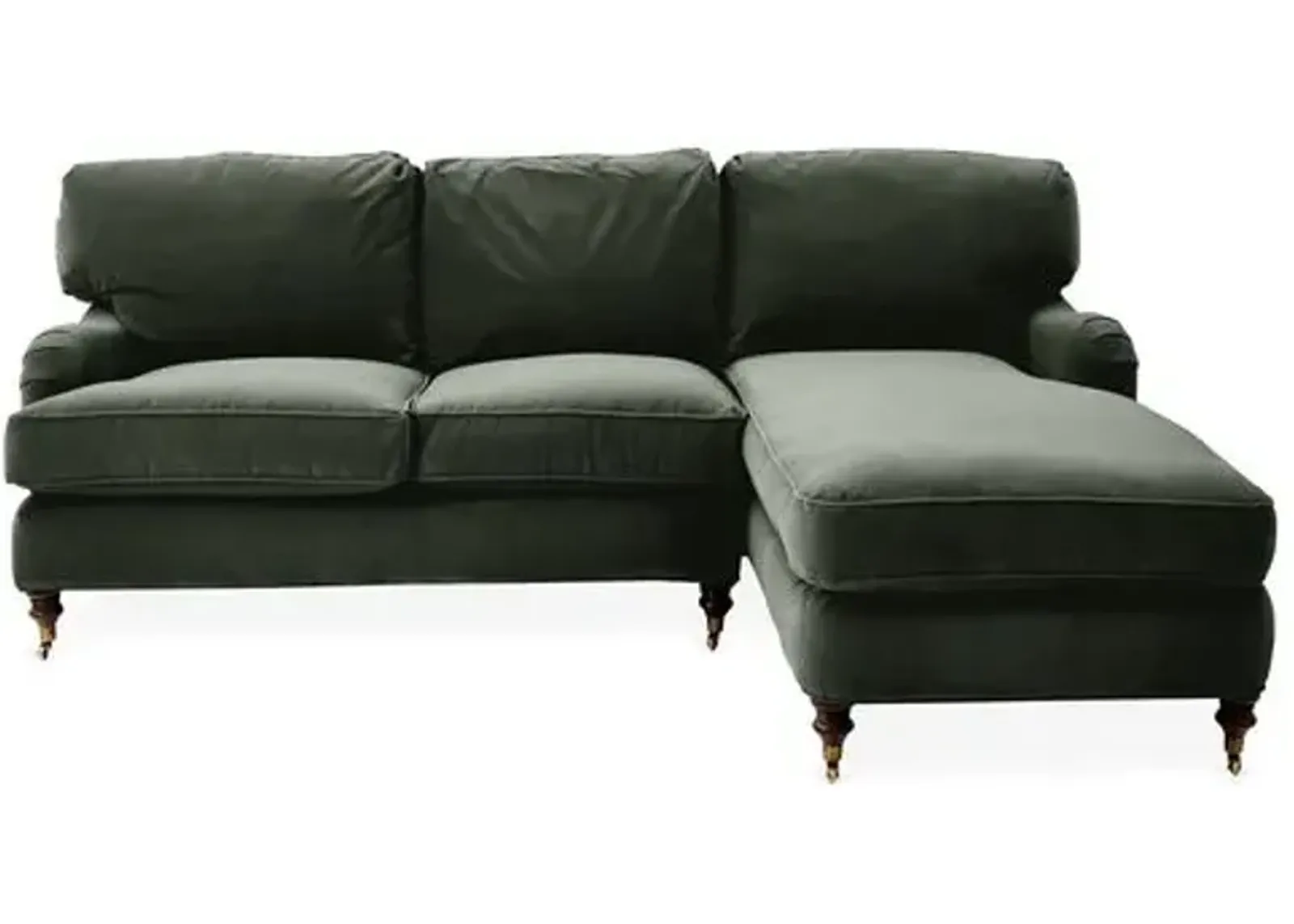 Brooke RF Sectional - Green