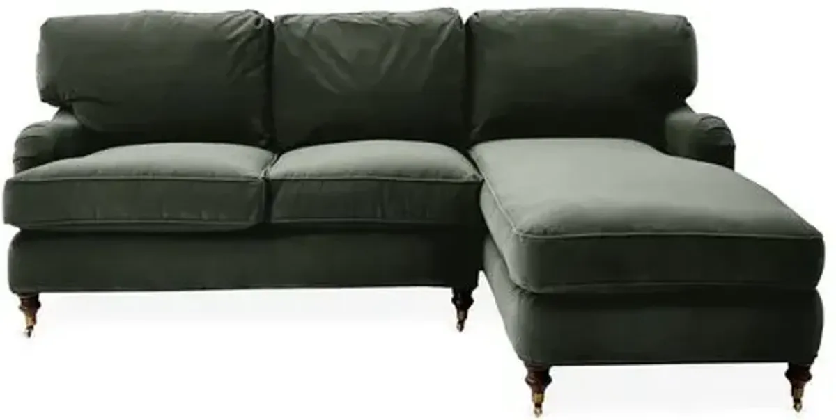 Brooke RF Sectional - Green