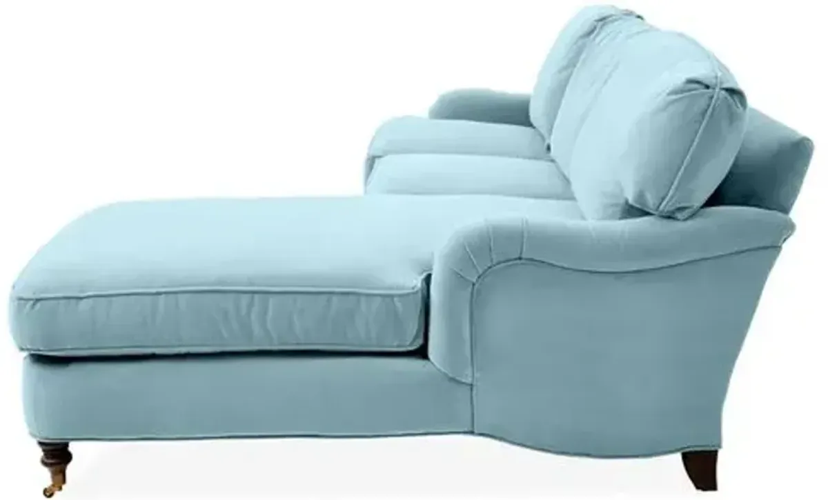 Brooke RF Sectional - Blue