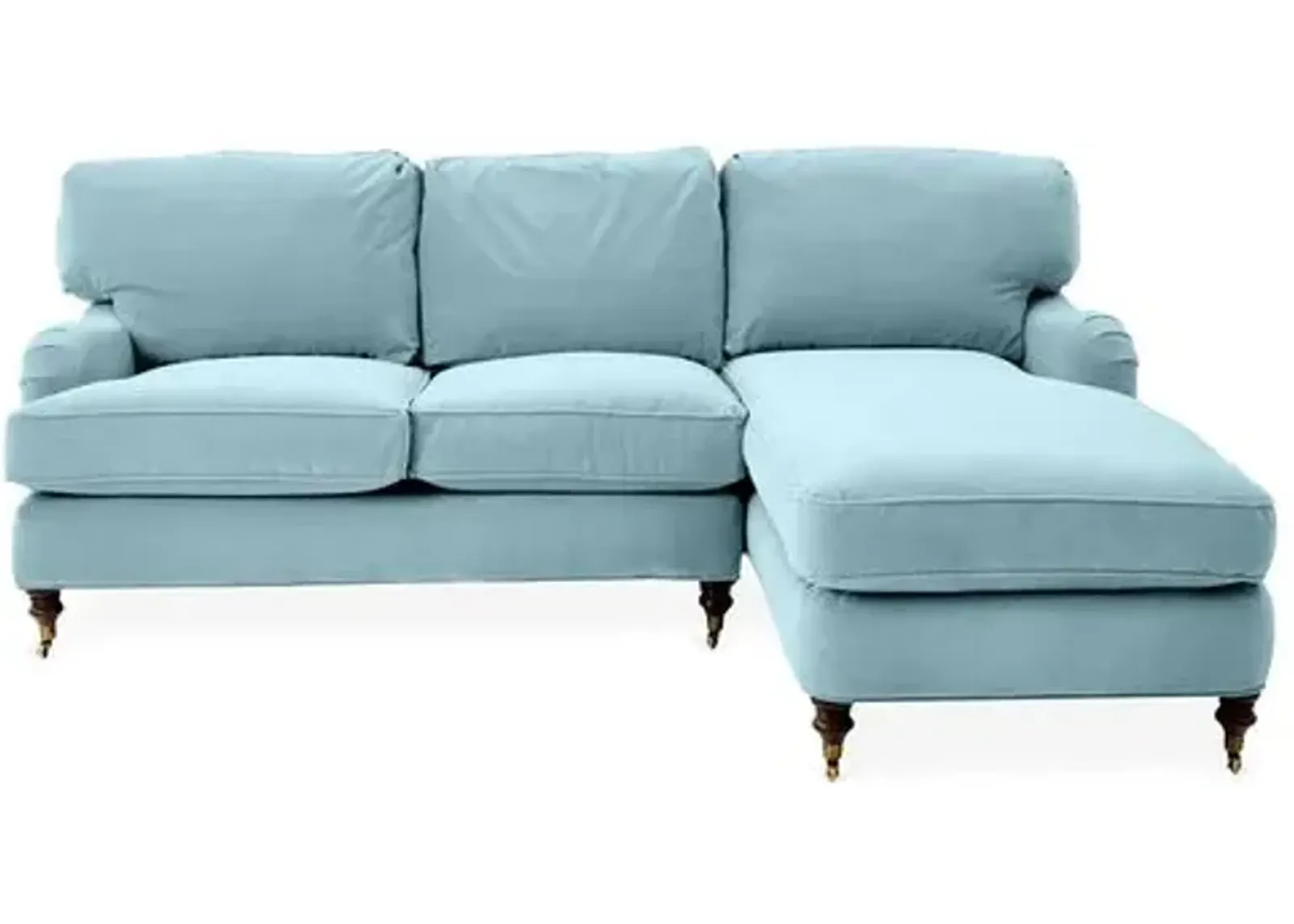 Brooke RF Sectional - Blue