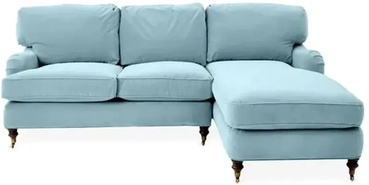 Brooke RF Sectional - Blue