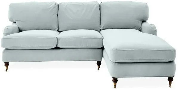 Brooke Right-Facing Sectional Chaise - Green - Comfortable, Sturdy, Stylish