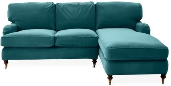 Brooke RF Sectional - Blue