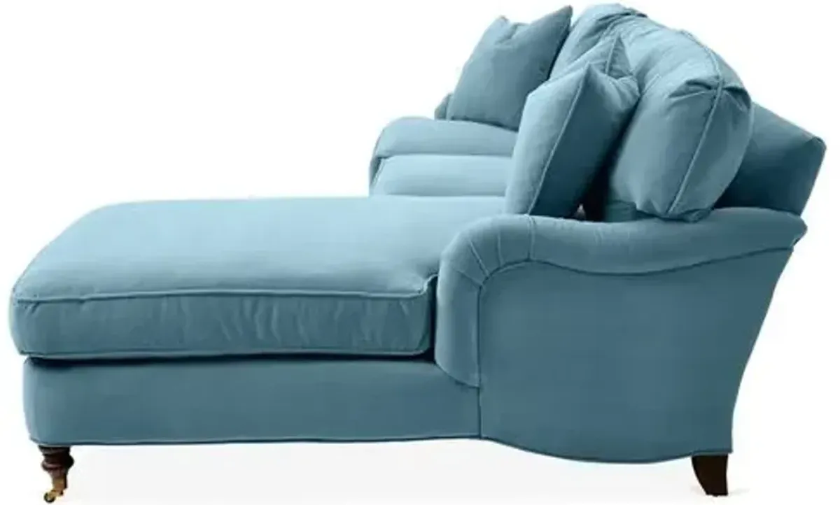 Brooke RF Sectional - Blue