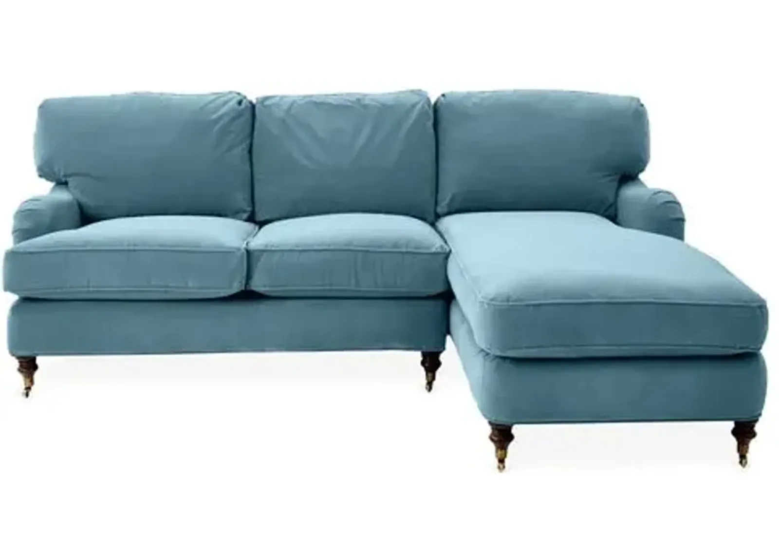 Brooke RF Sectional - Blue