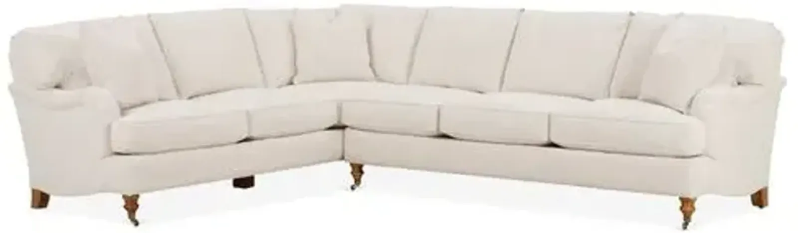 Brooke 6-Pc RF Sectional - Ivory