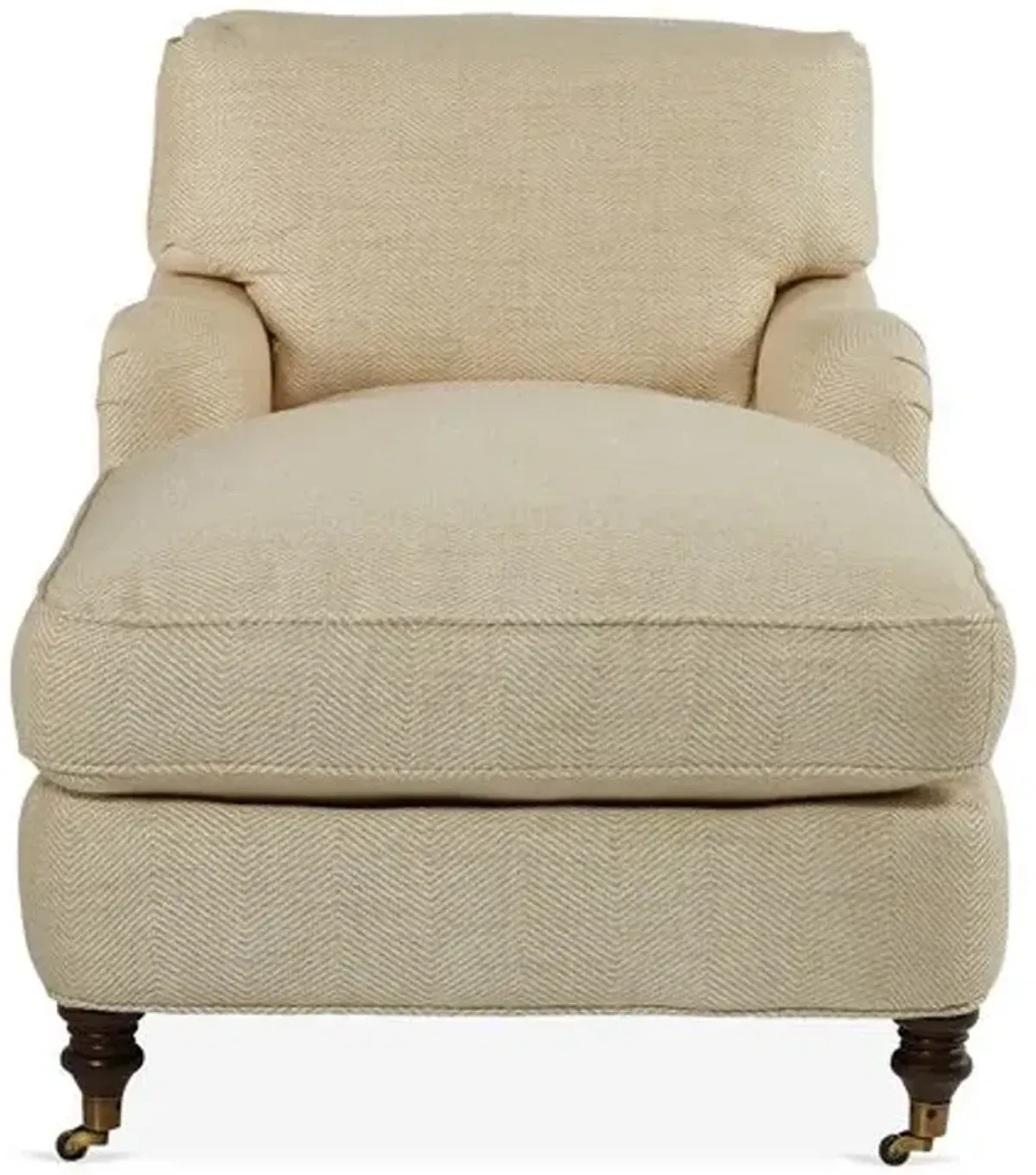 Brooke Chaise - Beige - Comfortable, Sturdy, Stylish