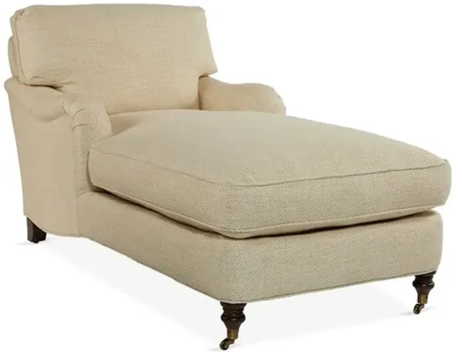 Brooke Chaise - Beige - Comfortable, Sturdy, Stylish