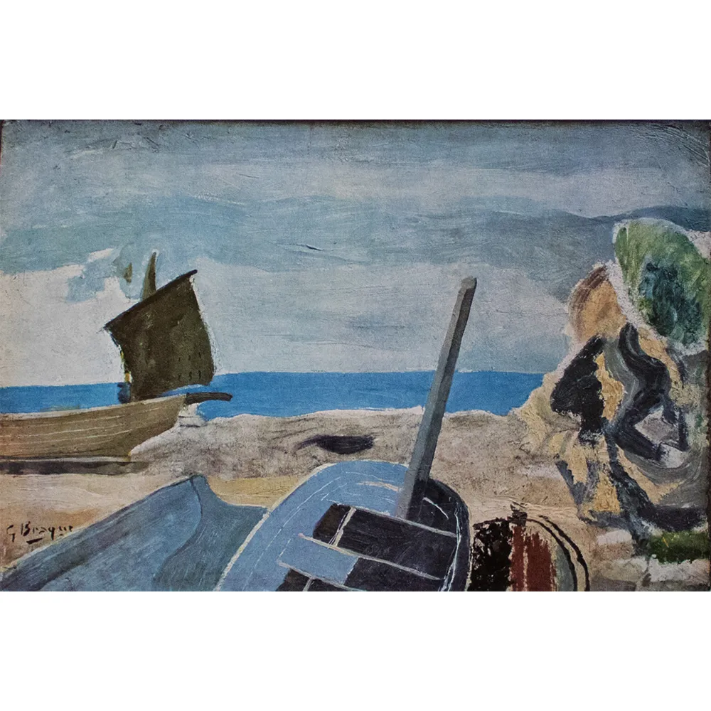 C. 1940s Georges Braque - Seascape - Blue