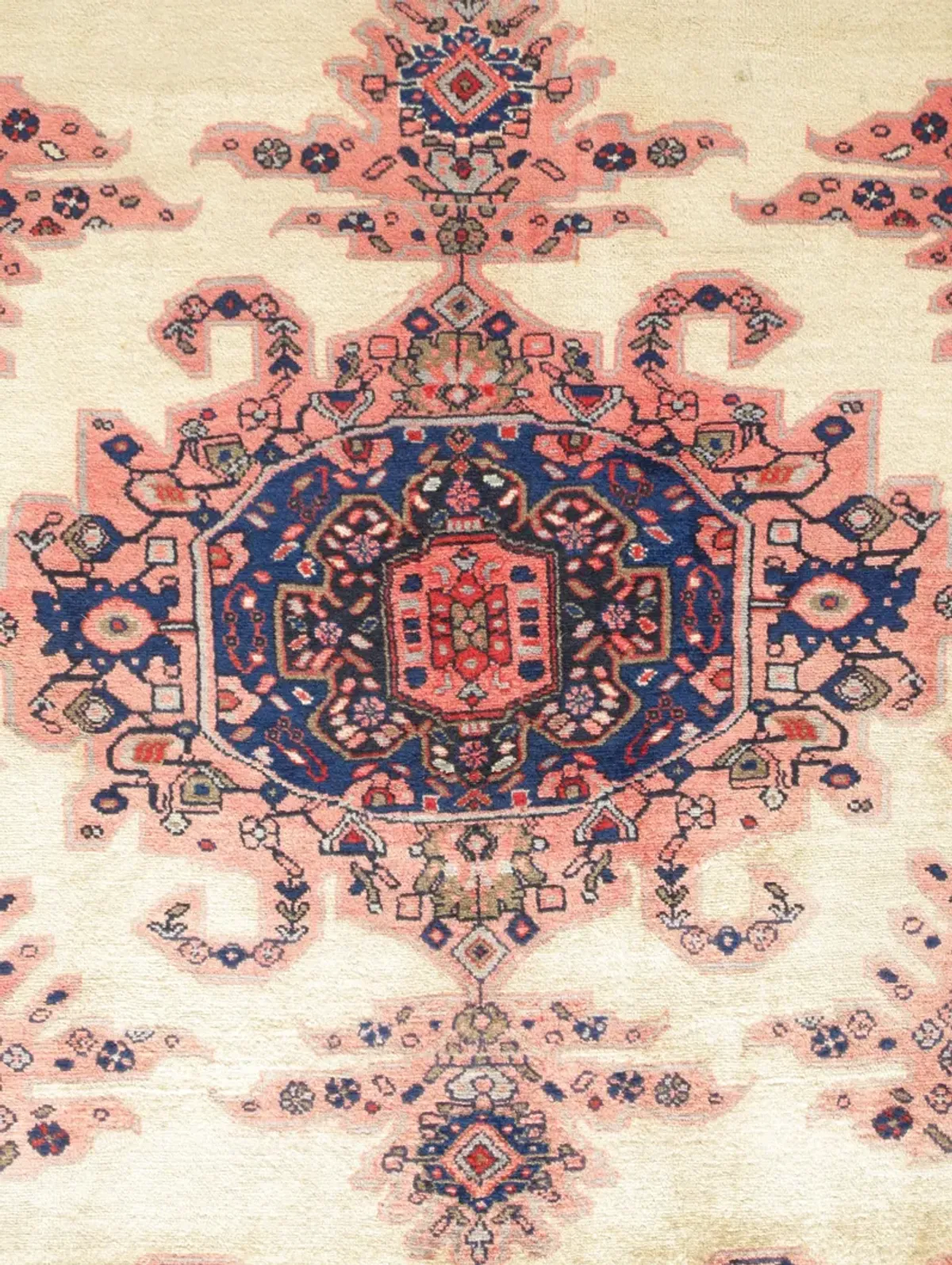 Hand Woven Persian Malayer Rug 5'2 x8'1 - Beige - Beige