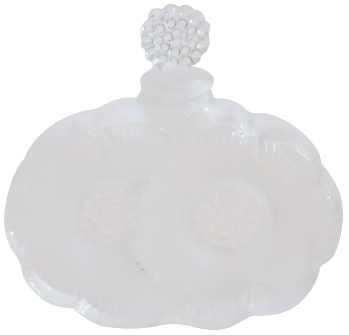 Lalique Double Dahlia Perfume Bottle - The Emporium Ltd. - Clear