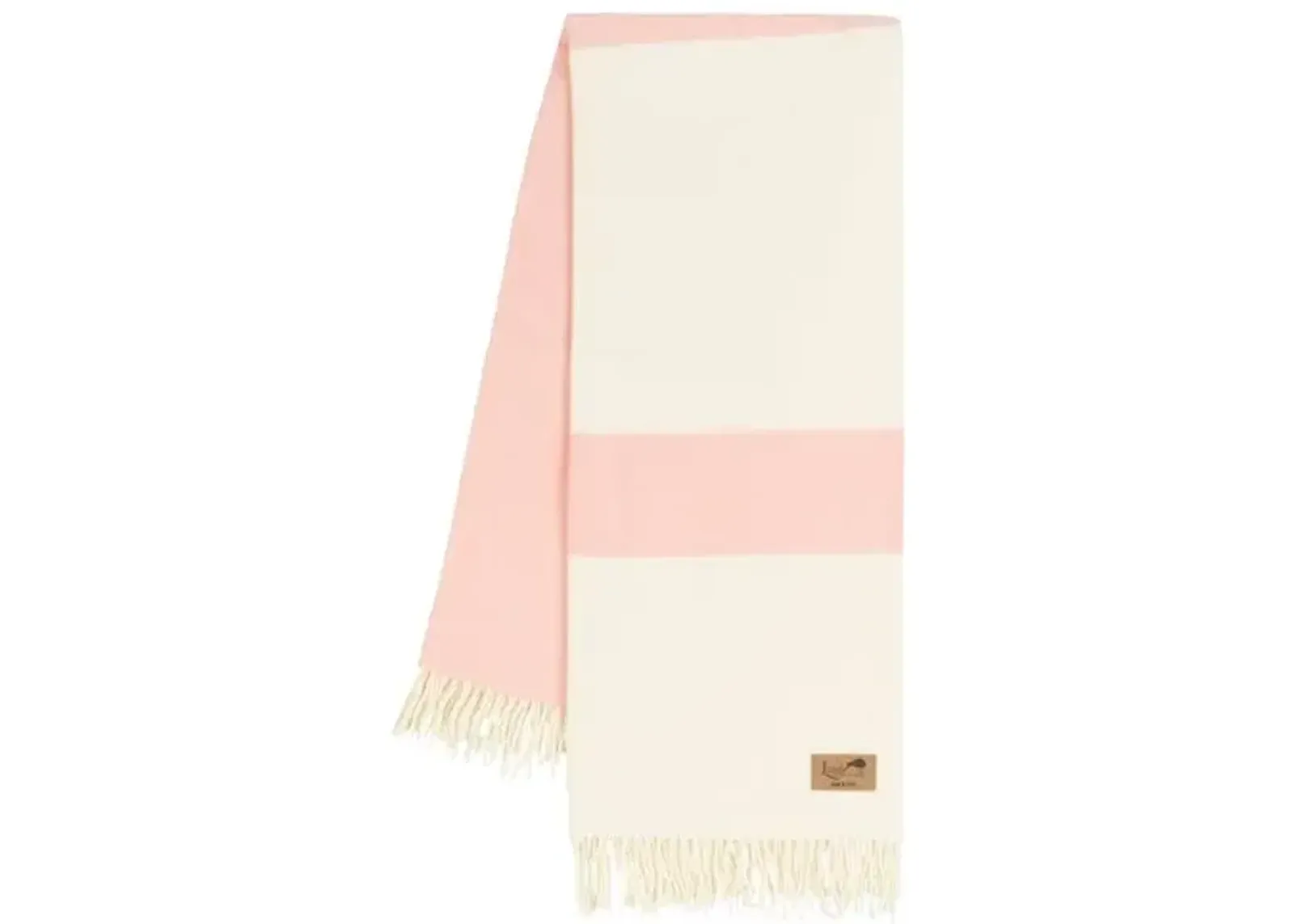 Sydney Stripe Throw - Lands Downunder - Pink, Fringed